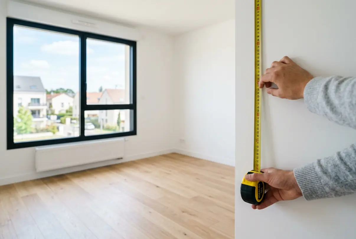 Mesure de la surface d'un appartement neuf