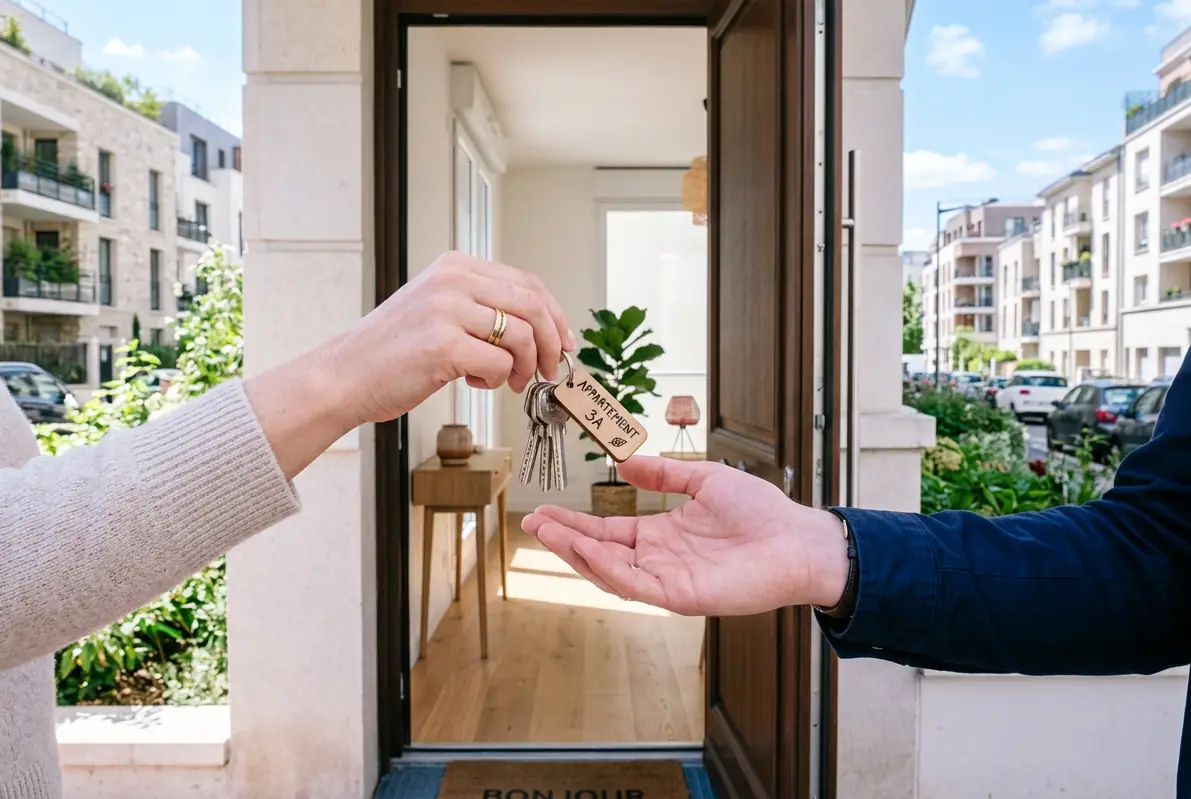 Remise des clés d'un appartement neuf